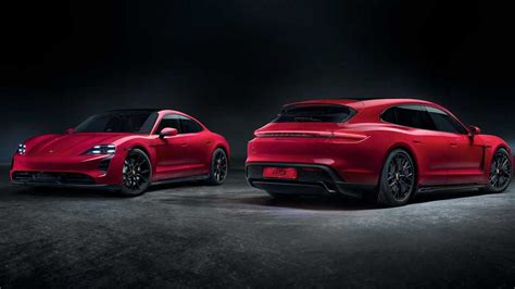 2022 Porsche Taycan Gts Debuts With 590 Hp And Sport Turismo Wagon