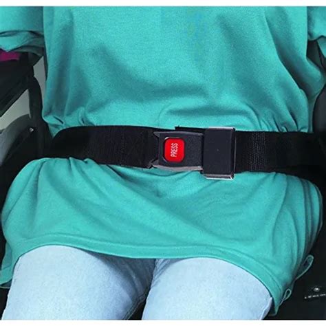 Wheelchair Seat Belt Safety Strap For Reduced Fall Risk With Release