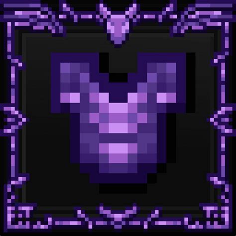 Netherite Chestplate Amethyst Armor Trim Minecraft Fan Art