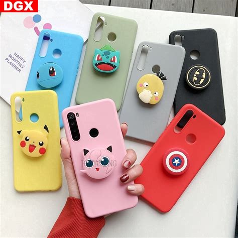 Capa De Silicone Com Desenho Pokemon Para Xiaomi Redmi 9 9a 9c Note 9