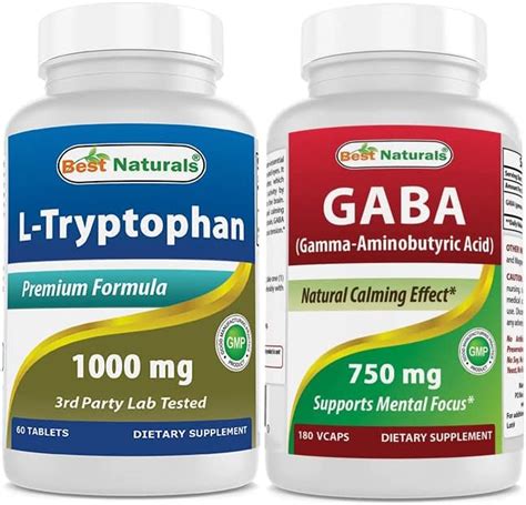 Amazon Best Naturals L Tryptophan Mg Gaba Supplement Mg