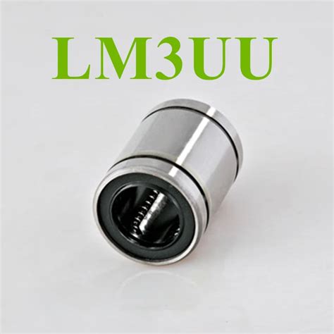 Free Shipping Pcs Lot Lm Uu Mm Linear Ball Bearing Bush Bushing For