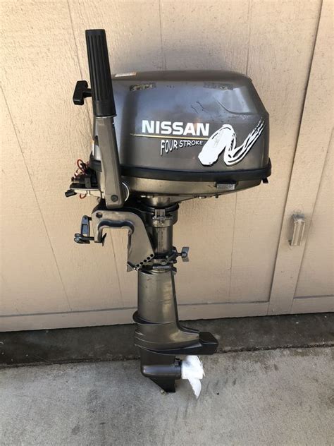 Nissan 5 Hp Outboard Boat Motor 4 Stroke For Sale In Huntington Beach Ca Offerup