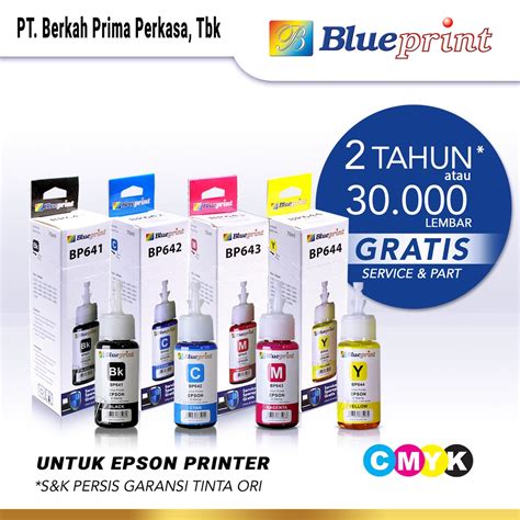 Jual Tinta ORI EPSON Blueprint 70ml L100 L110 L120 L200 L210 L220 L300