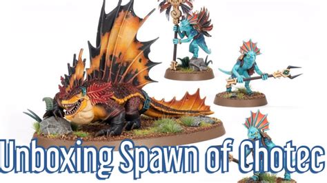 Unbox And Build The Spawn Of Chotec Seraphon YouTube