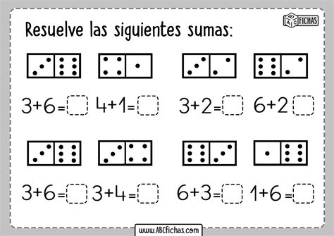 Fichas De Sumas Infantil Para Imprimir Abc Fichas