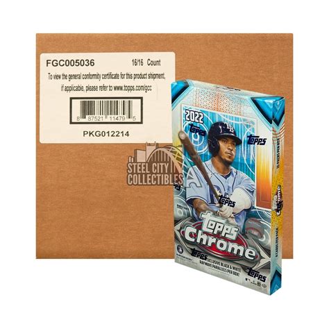 Topps Chrome Sonic Baseball Hobby Lite Box Case Steel City