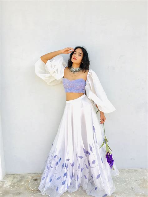 Blue Crop Top Palazzo Set With Shrug Artofit