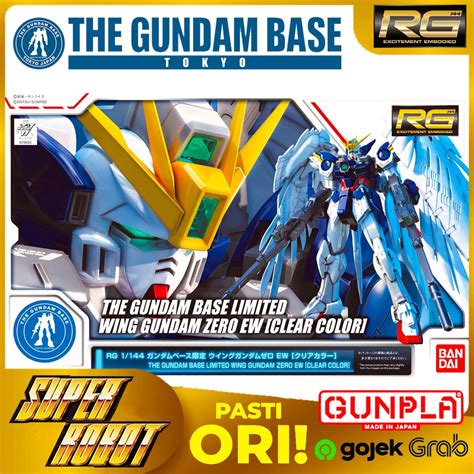 Jual Bandai Rg Wing Gundam Zero Custom Ew Clear Color The Gundam Base