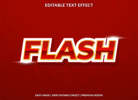 Style De Mod Le D Effet De Texte De Vente Flash Vecteur Premium