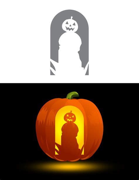 Printable Jack O Lantern And Tombstone Pumpkin Stencil 53460 Hot Sex