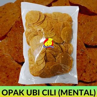 Kerepek Opak Ubi Cili Mentah G Tapioca Chips Biscuit Flavour Cili