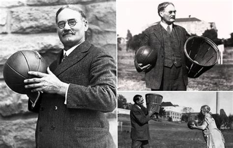 Who Invented Basketball James Naismith With Original Basketball