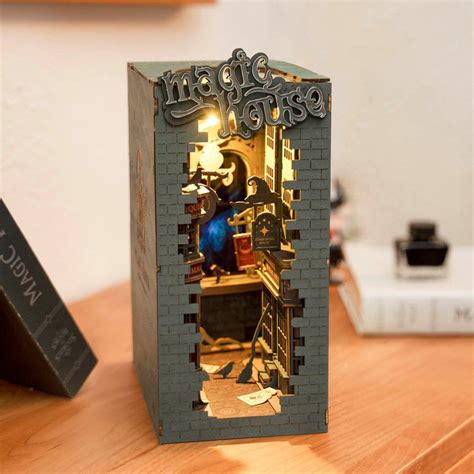 Rolife Magic House 3D Wooden DIY Miniature House Book Nook Hobbies