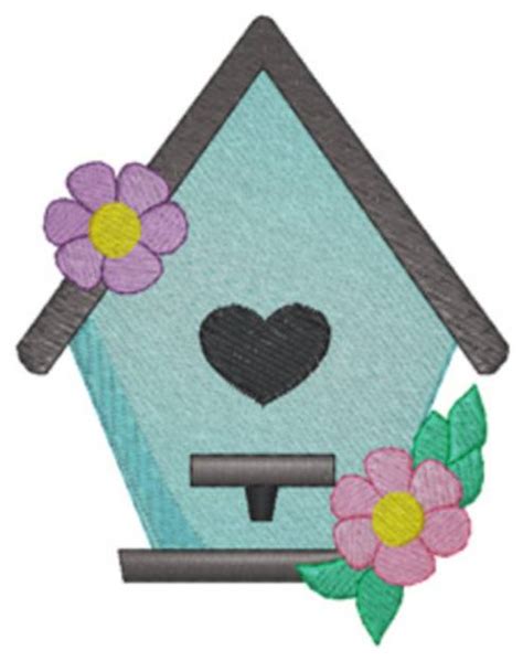 Spring Birdhouse Machine Embroidery Design Embroidery Library At