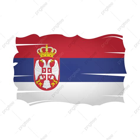 Flag Clipart Transparent Background Serbia Flag Png Vector Design