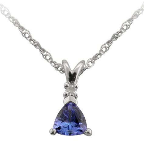 Fred Meyer Jewelers | Tanzanite and Diamond Pendant $165 # ...