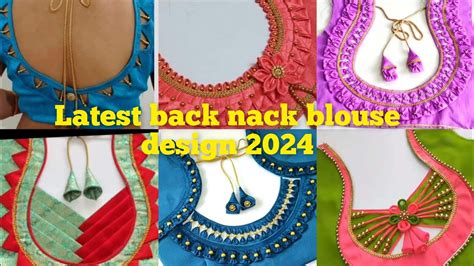 Beautiful Designer Blouse Back Nack Design Back Nack Blouse