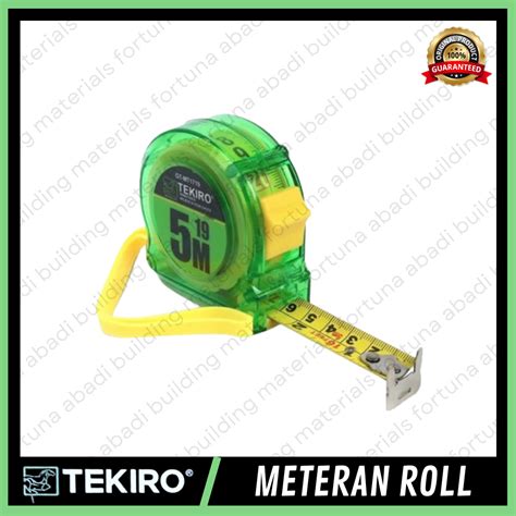 Meteran Roll 5 Meter Tekiro Meteran Tukang Lazada Indonesia