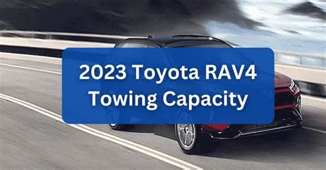 Toyota Towing Capacities And Engine Maintenance Guides