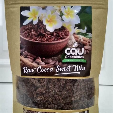 Organic Raw Cacao Nibs Kakao 200 Gr Cau Chocolates Jual Makanan