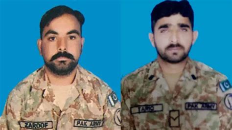 Two Pakistani Soldiers Martyred In Indian Firing Along Loc