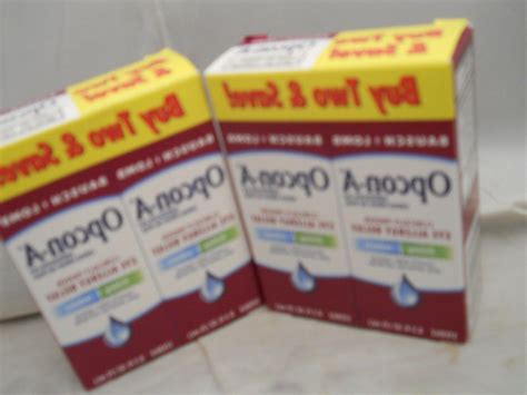 Opcon-A Eye Bausch Lomb Allergy Relief Eye Drops