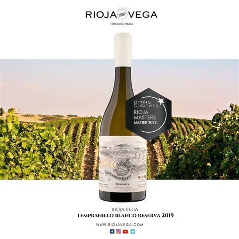 Rioja Vega Tempranillo Blanco Reserva Master En Rioja Masters