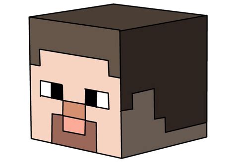 Steve Minecraft Head Printable