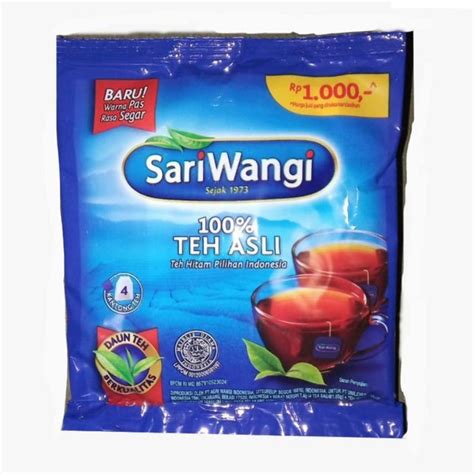 Jual Teh Celup Sachet Sari Wangi 4 Kantong Sachet Shopee Indonesia