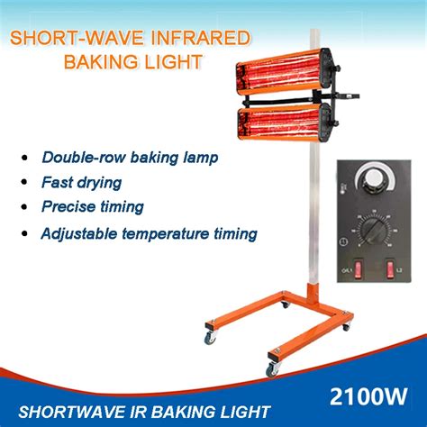 W Shortwave Infrared Paint Dryer With Temperature Control And Timer