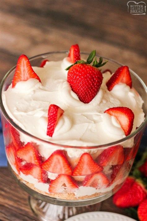 Quick & Easy Strawberry Trifle recipe is a delicious dessert layered ...