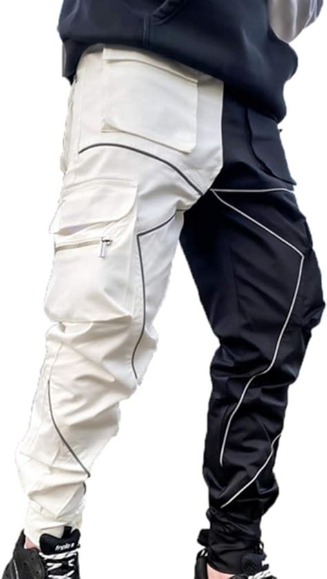 Hombre Pantalones Cargo Pantalones Holgados Que Se Adaptan A La Piel