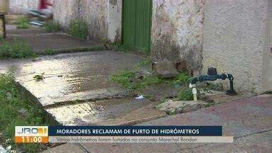 Jornal de Rondônia 1ª Edição Moradores reclamam de furto de