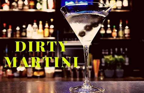 Dirty Martini Cocktail Recipe Wicki Wacki Woo