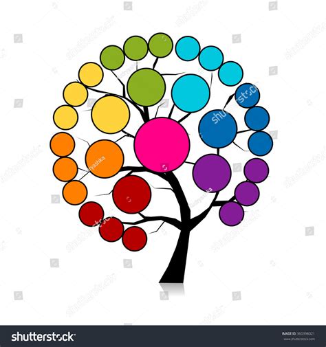 Infographic Tree Your Design Stock Vector 360398021 - Shutterstock