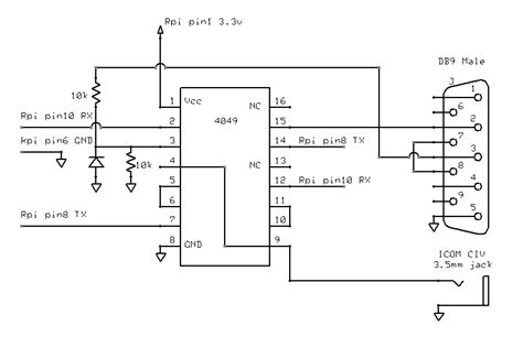 Ham Radio ICOM CI V RS232 To TTL Level Converter The Wonderful