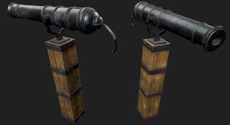 3D Cannon Culverin Model - TurboSquid 1901058