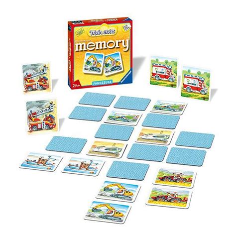 Ravensburger Mein Erstes Memory Fahrzeuge Mi Primer Memorice Veh