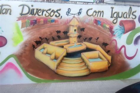 VIDEO Les Penyes en Festes de la Vall d Uixó ya tienen su mural