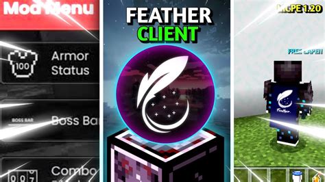 Feather Client For Mcpe Minecraft Feather Client For Pocket