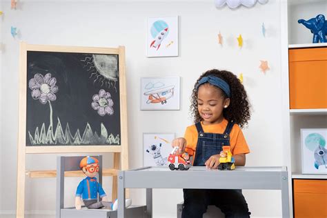 Blippi Camión de reciclaje incluye figura de juguete de personaje y