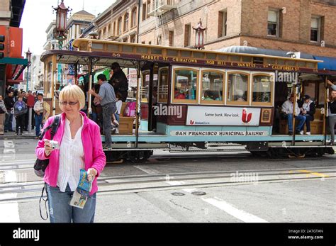 San Francisco Cable Car Market Street Chinatown Nob Hill Van Ness Dama