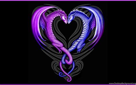 Purple Dragon Background Cool Blue Purple Dragon Hd Wallpaper Pxfuel