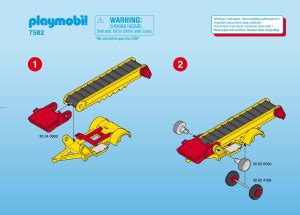 Manual De Uso Playmobil Set Construction Transporte De Material