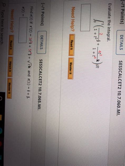 Solved Points Details Sesscalcet Mi Chegg