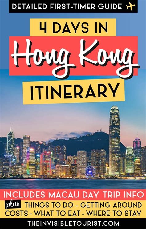 Day Hong Kong Itinerary Complete Guide Macau Day Trip The