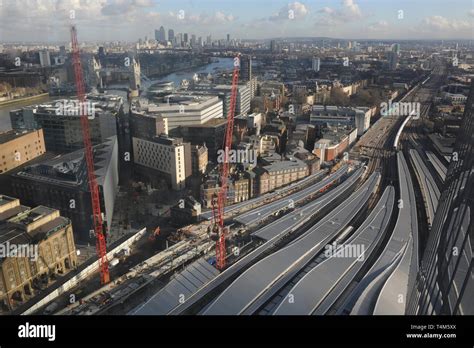 Aerial view of London from Shard Stock Photo - Alamy