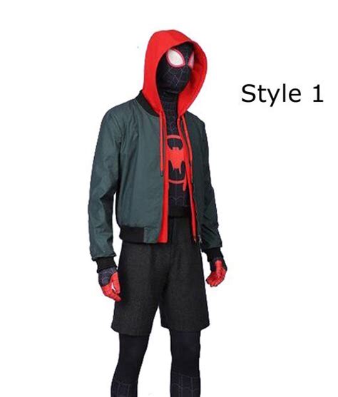 Miles Morales Hoodie Spider Man Into The Spider Verse Jacket