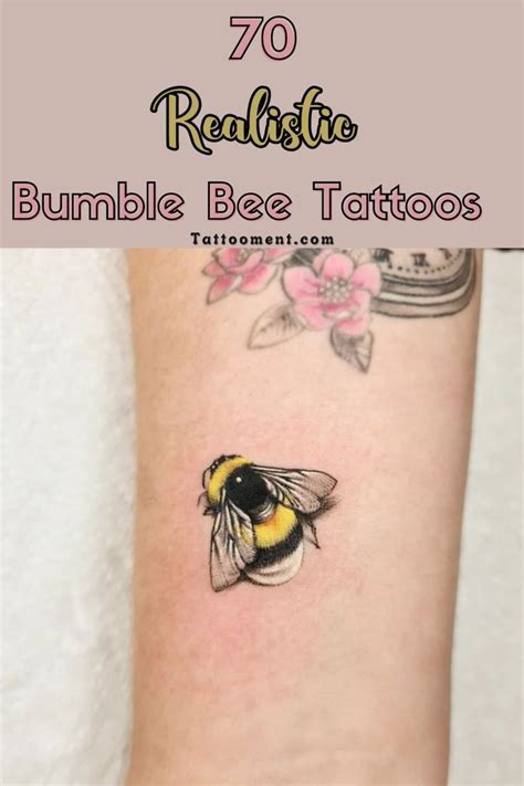 70 Realistic Cute And Small Bumble Bee Tattoo Ideas In 2024 Bumble